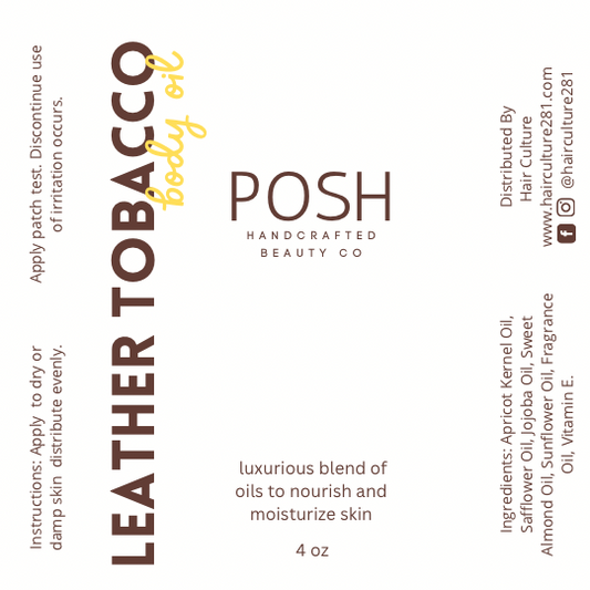 Leather Tobacco Body Oil